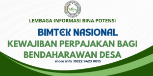 KEWAJIBAN PERPAJAKAN BAGI BENDAHARAWAN DESA